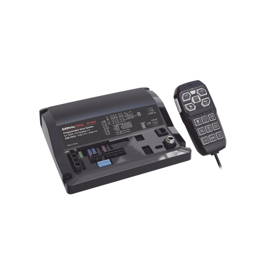 Sirena Vehicular de 200W de Potencia, Con Controlador Unimando Para Control de Tonos, 12 Salidas Auxiliares y MicrÃ³fono