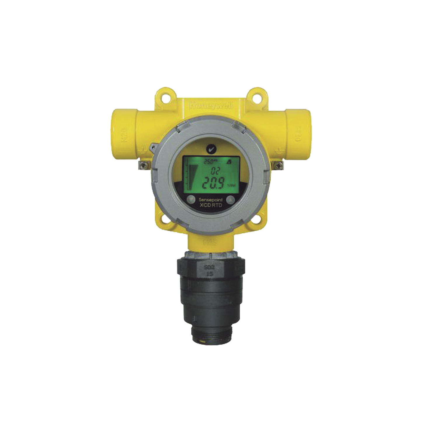 Detector Fijo Para Hidrogeno (H2), 0-1000 PPM, Salida 4-20 mA, 3 Relays, Serie Sensepoint XCD RTD
