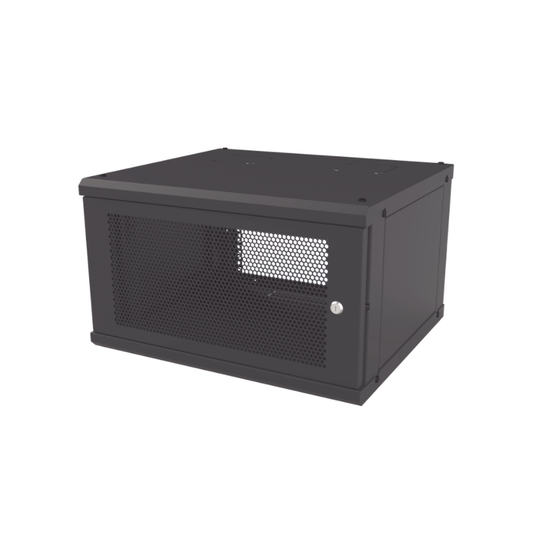 Gabinete de Pared Fijo, Puerta Perforada, Rack 19" de 6 UR (600 x 355 x 523 mm)(An x Al x Prof.) | LINKEDPRO BY EPCOM