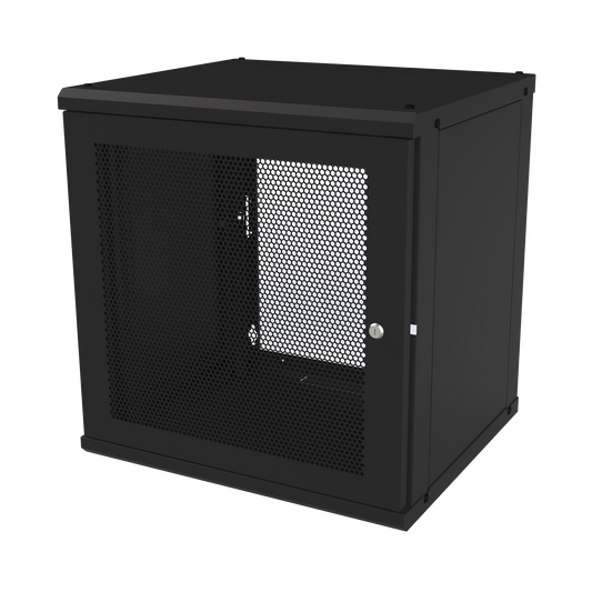 Gabinete de Pared Fijo, Puerta Perforada, Rack 19in, de 12 Unidades de Rack | LINKEDPRO BY EPCOM