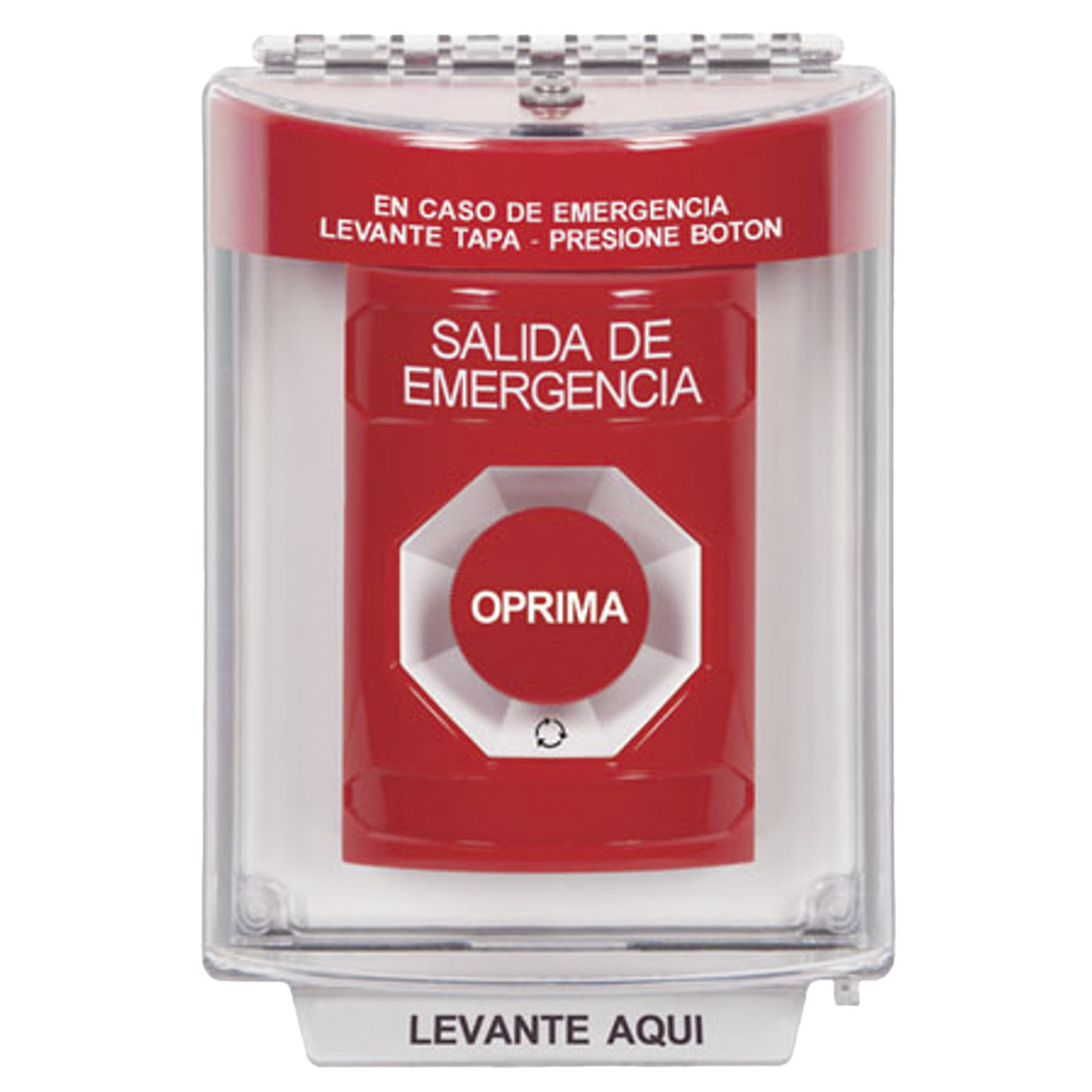 BotÃ³n MultipropÃ³sito, Salida De Emergencia, Girar Para Reset, Bocina Integrada, EspaÃ±ol, Cubierta De Policarbonato, 2 Relevadores NO/NC, Interior/exterior