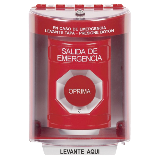 BotÃ³n MultipropÃ³sito, Salida De Emergencia, Girar Para Reset, Bocina Integrada, EspaÃ±ol, Cubierta De Policarbonato, 2 Relevadores NO/NC, Interior/Exterior