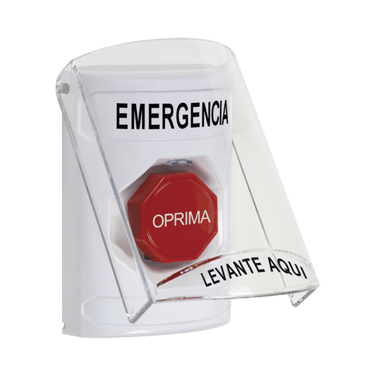 BotÃ³n MultipropÃ³sito, Emergencia, Reset Con Llave, EspaÃ±ol, Tapa De Policarbonato, 2 Relevadores forma C, Interior