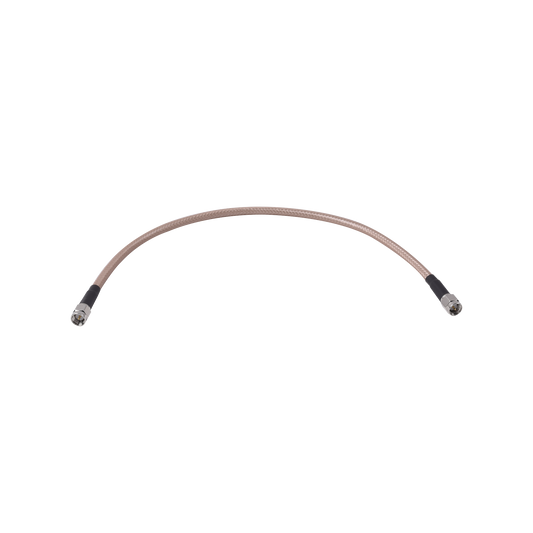 Jumper con cable RG-142 con conectores  SMA Macho/SMA Macho de 30 cm.