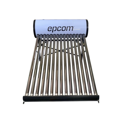 BÃ³iler Solar de 150L, Baja PresiÃ³n con 15 Tubos de VacÃ­o de Mayor Resistencia y Termotanque Inoxidable de Grado Alimenticio 150 L Resistentes a Granizo de Hasta 25 mm/ l, Incluye Anodo de Magnesio