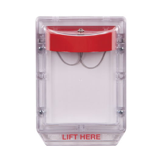 Cubierta Protectora de Policarbonato Serie Stopper II® , Con Bocina, Sin Espaciador, Montaje Empotrado, Sin Etiqueta