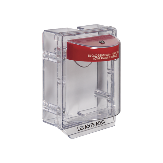 Cubierta Protectora Serie Stopper IIÂ® De Policarbonato, Con Bocina, Espaciador Transparente, Etiqueta en EspaÃ±ol