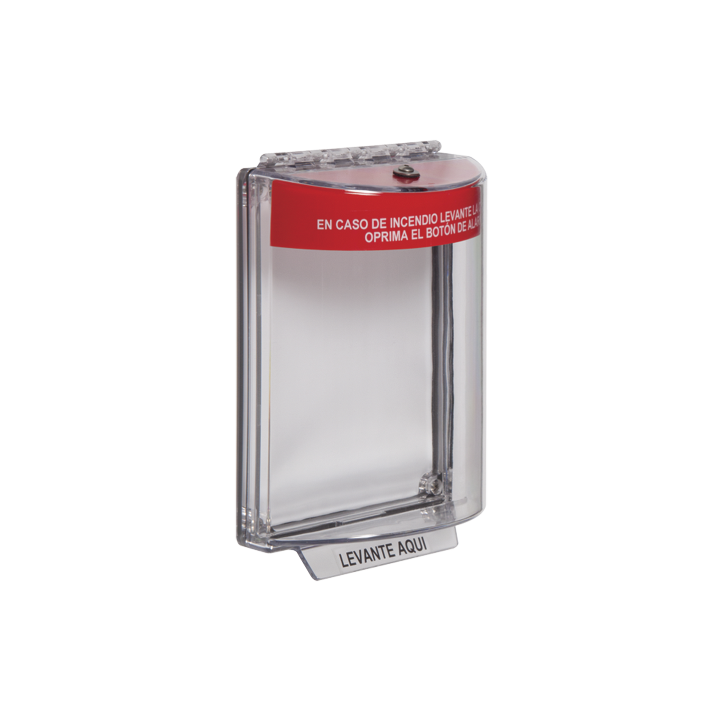 Cubierta Universal Transparente, Texto de Incendio en EspaÃ±ol