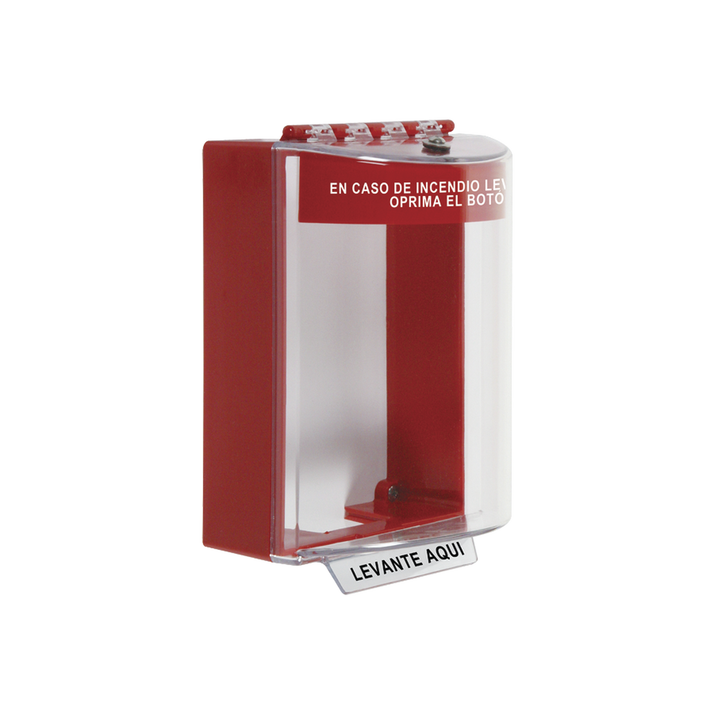 Cubierta Universal con Sirena y Espaciador, Texto de Incendio en EspaÃ±ol