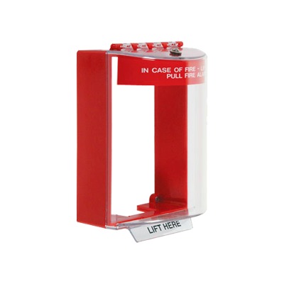 Cubierta Universal StopperÂ® con Sirena, Etiqueta de Incendio en EspaÃ±ol