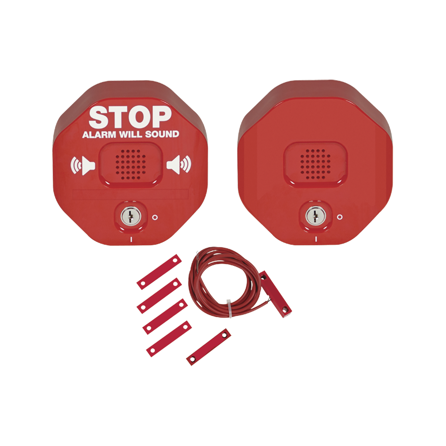 Alarma multifunciÃ³n Exit StopperÂ® con bocina remota, para puertas dobles