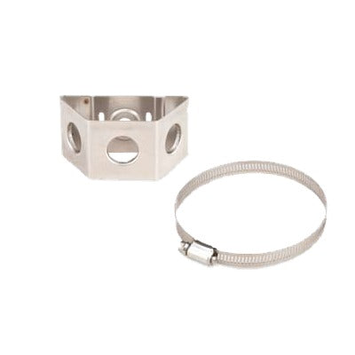 Adaptador de sujetadores de presiÃ³n. InstalaciÃ³n en diÃ¡metro de 3" a 4". Paquete de 10 piezas