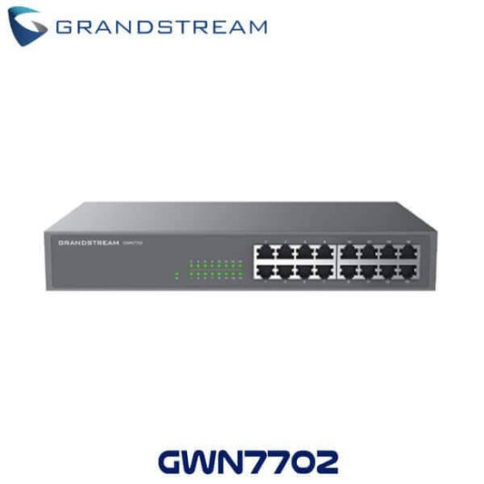 Switch No Administrable de 16 puertos Gigabit, compatible con GWN Cloud , carcasa de metal