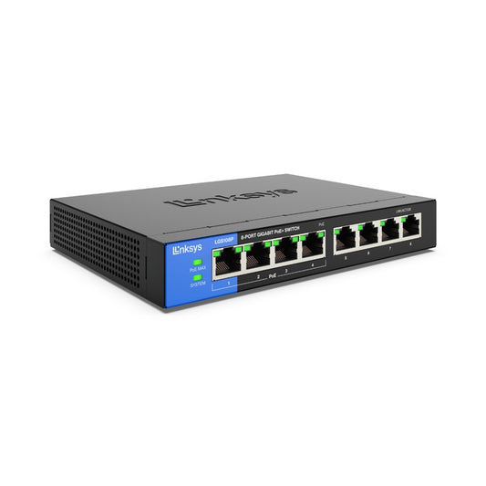 Switch Linksys LGS108P PoE 8 Puertos 10/100/1000