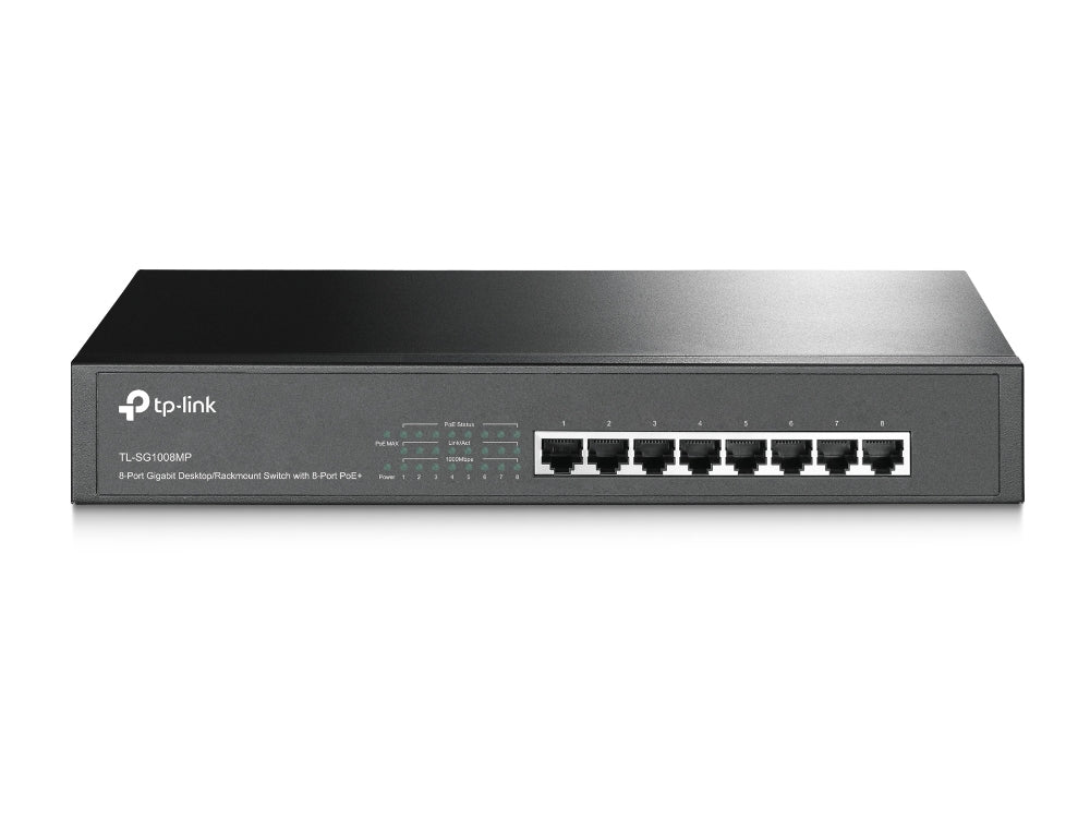 Switch Poe Administrable Tp-Link Tl-Sg1008Mp