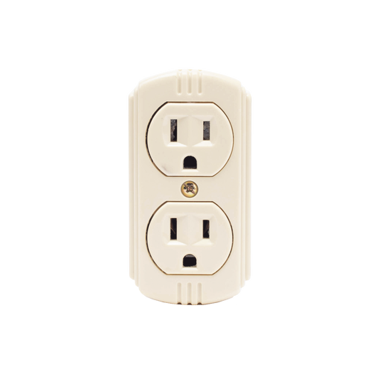 Contacto DÃºplex 127 Vca, 15 A Max. Para Sobreponer (Sin perforar la superficie).