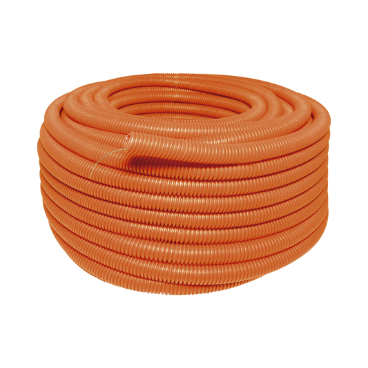 Manguera flexible Reforzada 1" x 50 m /Polietileno Alta Densidad HDPE/ Sin guÃ­a /Resistente a Intemperie.