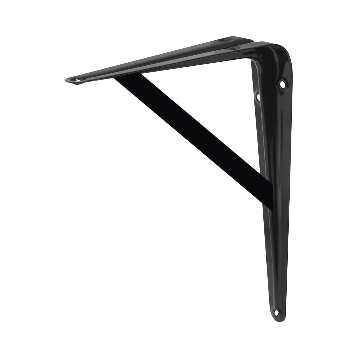 MÃ©nsula de Acero Reforzado  10" x 16" ( 25 x40 cm) /Color Negro.