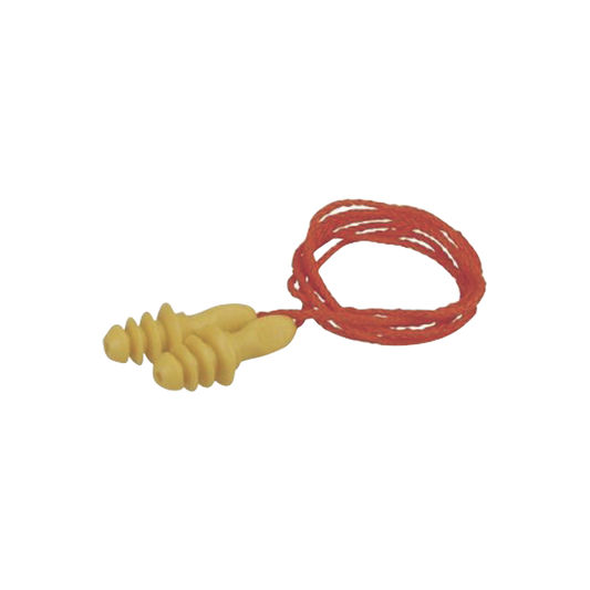 Tapones para oÃ­dos reutilizables, de caucho sintÃ©tico.