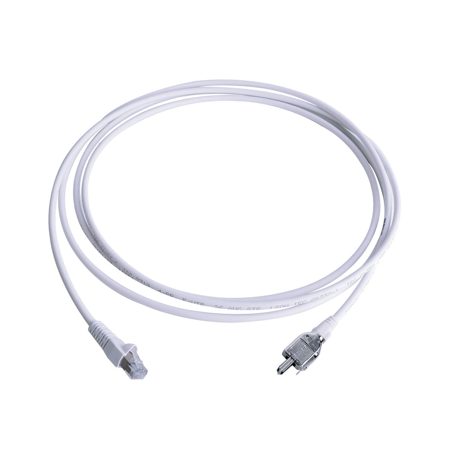 Patch Cord TERA Cat5e 10/100BASE-T, de 2 pares y conector modular, LS0H, Color Negro, 3 metros