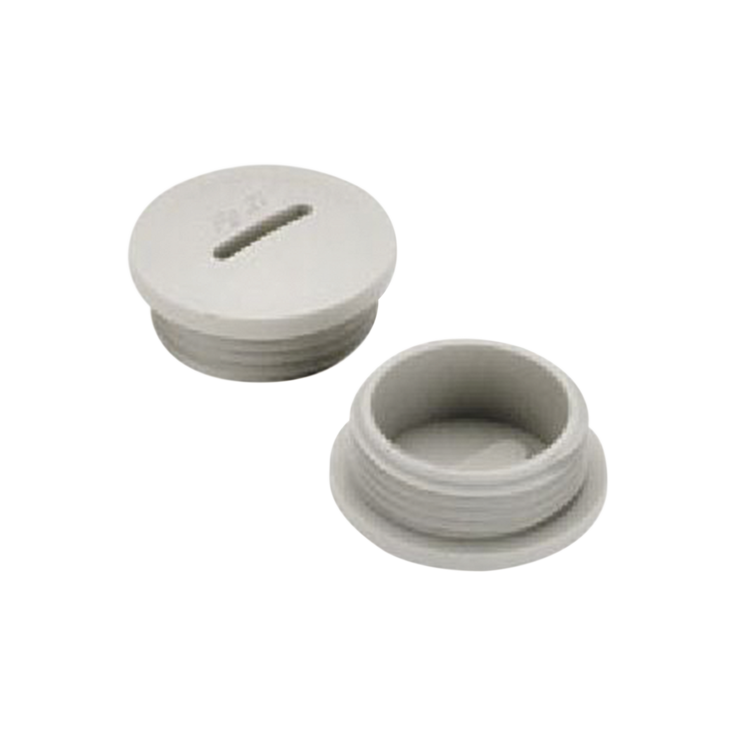 TapÃ³n roscado de 3/4" para caja cuadrada a prueba de intemperie.