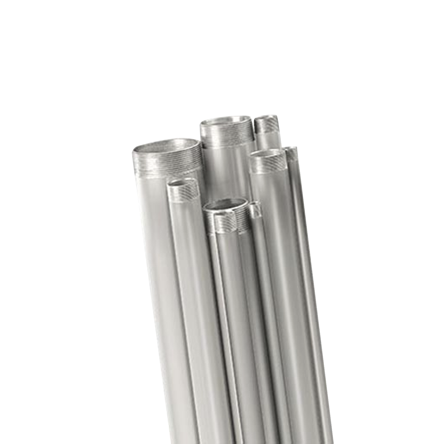 Tubo conduit rígido de aluminio de 3" (76.2 mm) de 3.05 mts con cople.