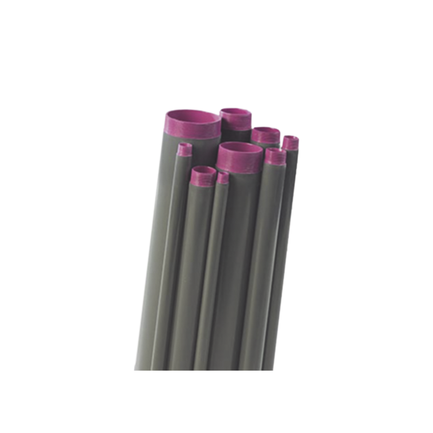 Tubo Conduit rígido de aluminiode 3 1/2" (88.9 mm) con recubrimiento de PVC de 3.05 m con cople.