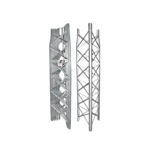 KIT Torre Autosoportada Ligera TBX de 17 m de altura, 7 Secciones Prearmadas.