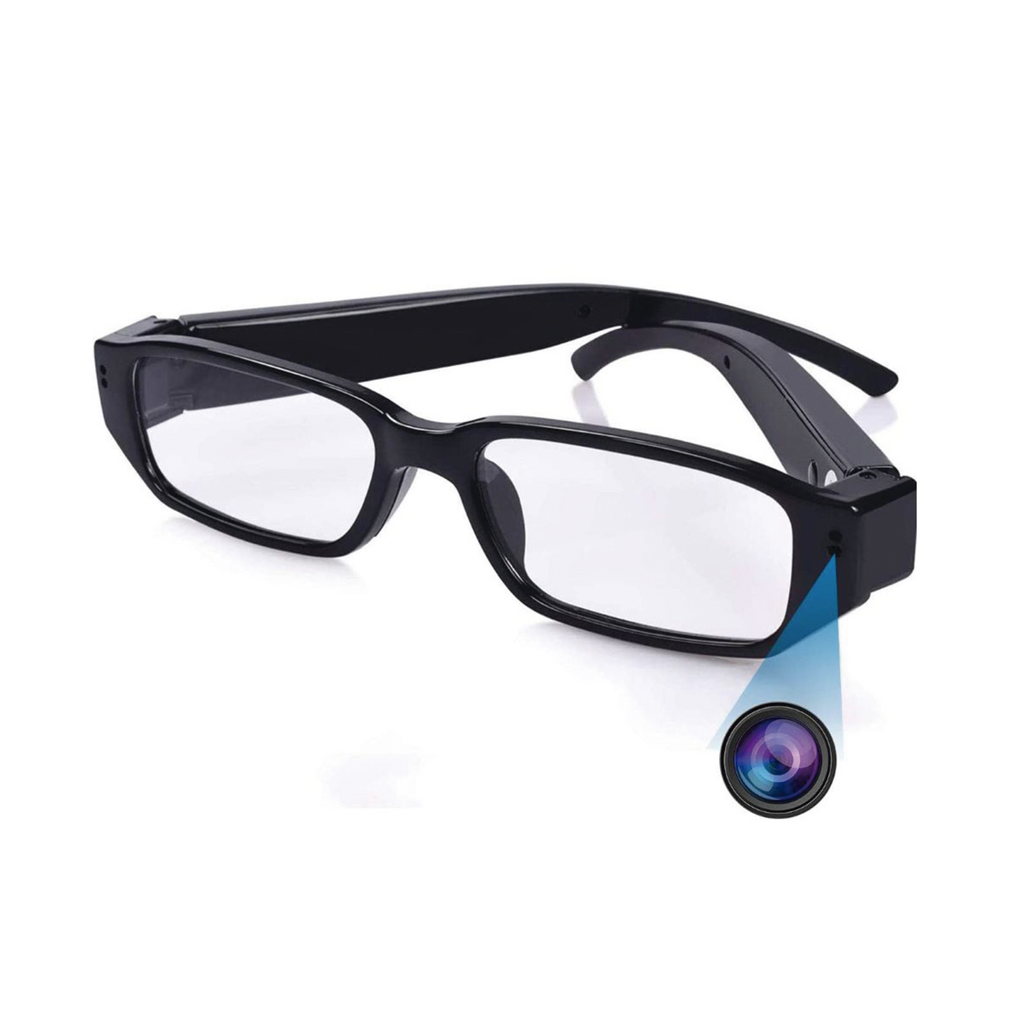 CÃ¡mara Oculta en Lentes (Spyce Camera) / ResoluciÃ³n 2 Megapixel (1080P) / Memoria de 8GB / GrabaciÃ³n de Audio y VÃ­deo / Captura de FotografÃ­as