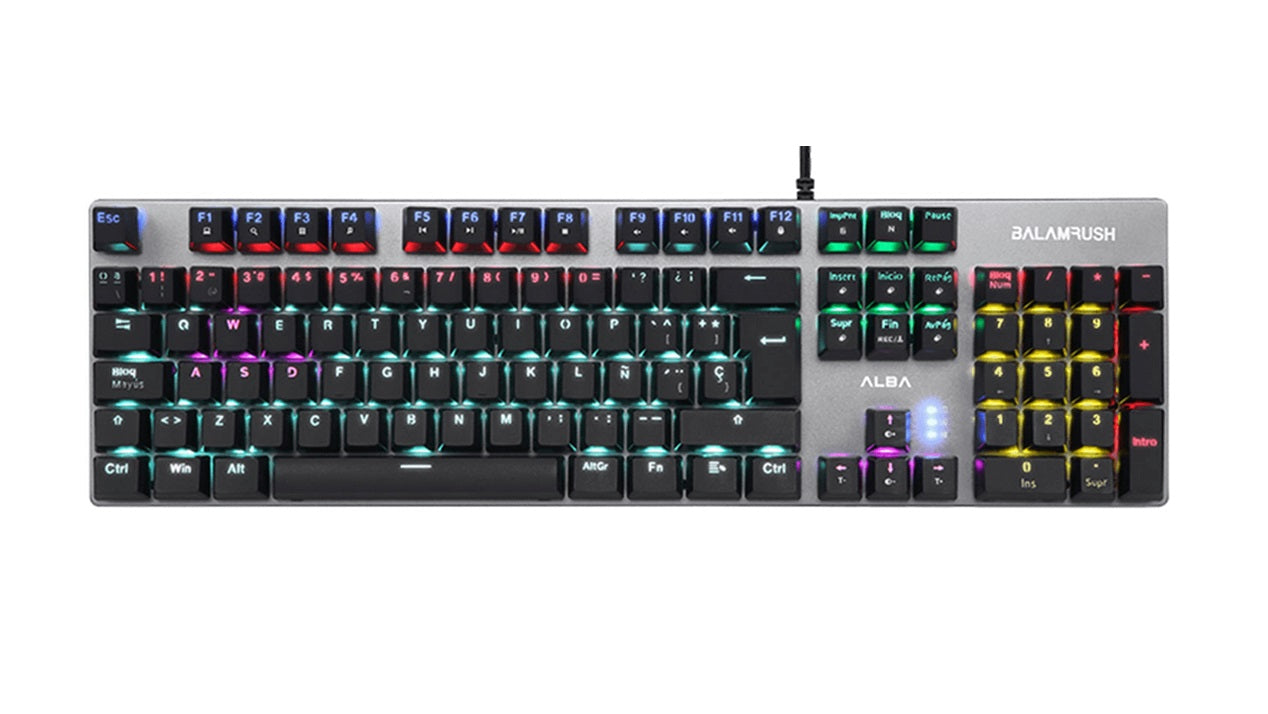 Teclado Gaming Balam Rush BR-929653, USB, Aluminio