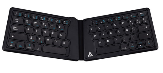 Teclado Plegable Bluetooth ACTECK  MK210 K-Wallet, Bluetooth, Negro, Universal, Inalámbrico