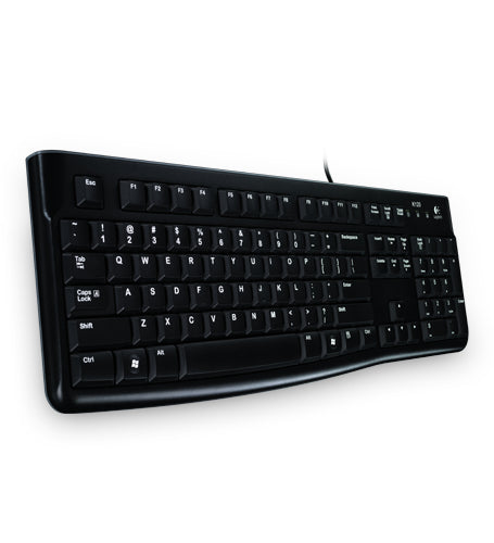 Teclado LOGITECH K120, USB, PC/server, Negro