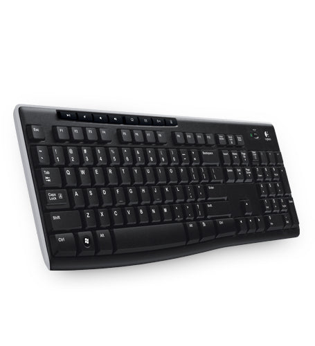 Teclado Inalámbrico LOGITECH K270, RF inalámbrico, Inalámbrico, PC/server, Negro