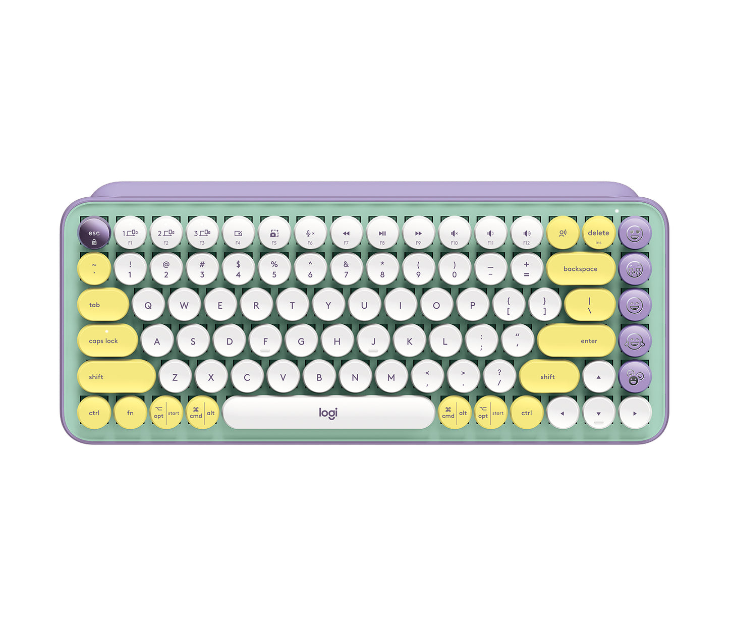 Teclado Mecánico POP KEYS LOGITECH 920-010714, Inalámbrico, Bluetooth