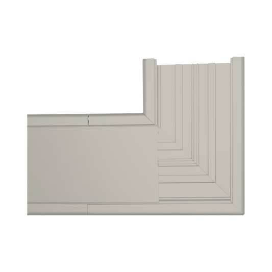 SecciÃ³n en "L" color Marfil de PVC auto extinguible, para canaleta TEK-100-M (5576-16001)