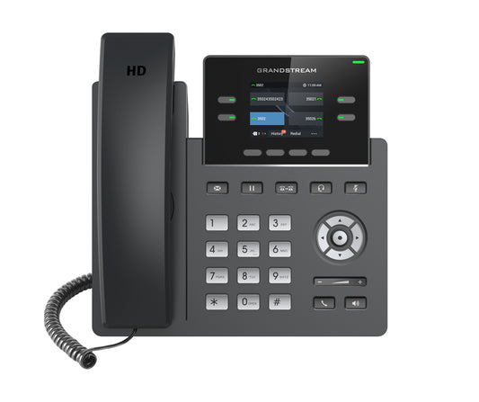 Telefono IP de 4 lineas con 4 cuentas SIP, Audio HD, SIP, Ethernet con Poe pero NO incluye su fuente de alimentacion
