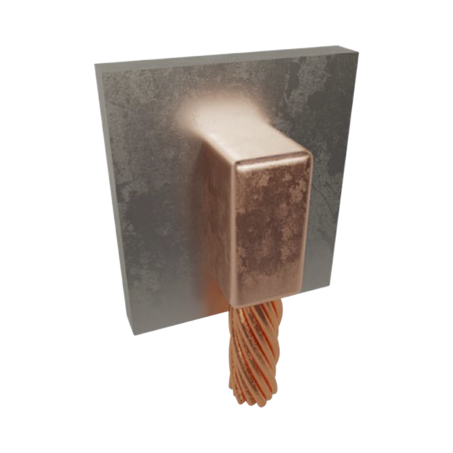 Molde para Soldadura Exotérmica para Cable 4/0 AWG a Superficie de Acero en Vertical a 90°