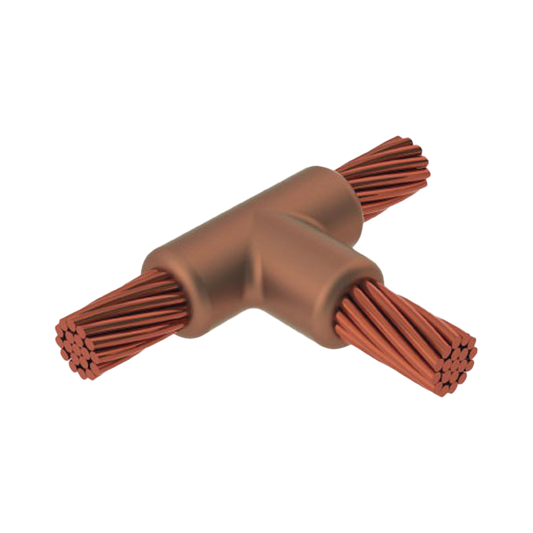 Molde para Soldadura ExotÃ©rmica tipo T para cable 2/0 AWG - 2/0 AWG.