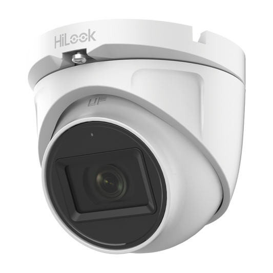 Turret TURBOHD 2 Megapixel (1080p) / Gran Angular 106Â° / Lente 2.8 mm / Audio por Coaxitron / 30 mts IR EXIR / Exterior IP66 / 4 TecnologÃ­as / dWDR