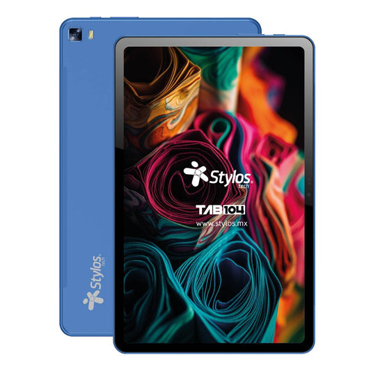 Tableta 10.4 pulgadas 4+128GB Azul con funda Stylos. STTA1041A
