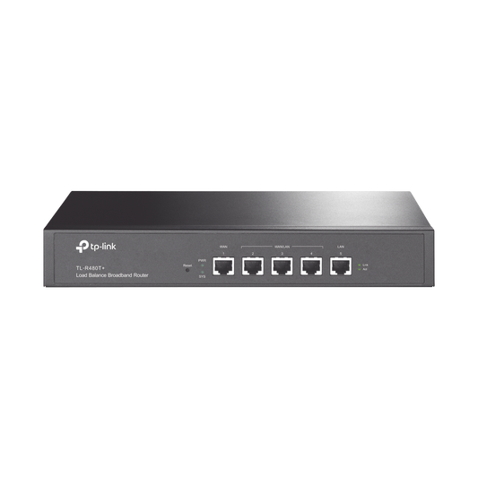 Router Balanceador de Carga Multi-Wan, 1 puerto LAN 10/100 Mbps, 1 puerto WAN 10/100 Mbps, 3 puertos Auto configurables LAN/WAN, Sesiones Concurrentes 30,000 para Negocios PequeÃ±os y Medianos