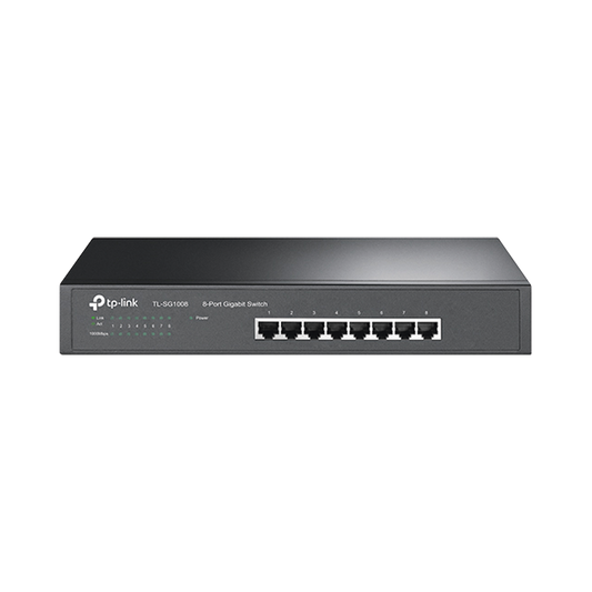 Switch de escritorio 8 puertos 10/100/1000 Mbps