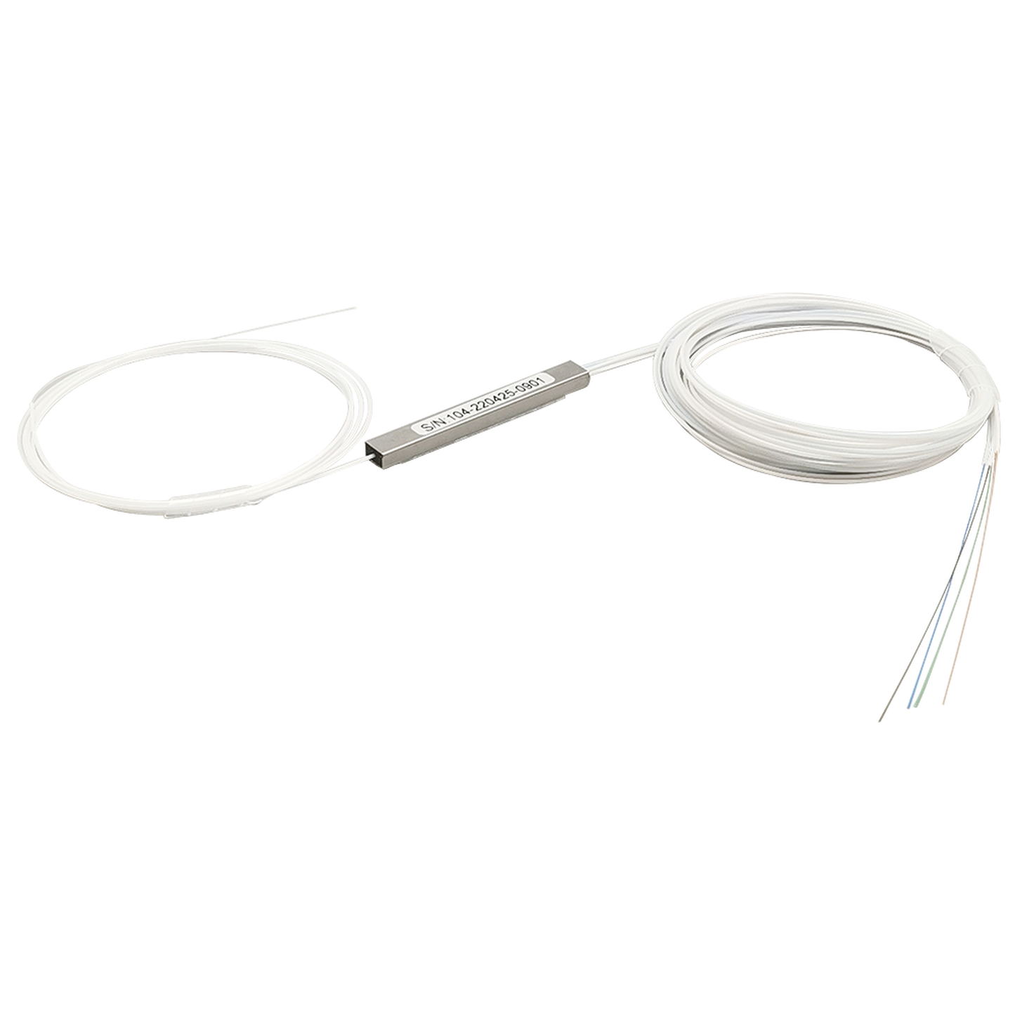 Splitter (Divisor Ã“ptico) tipo PLC, 1x4, para fusiÃ³n (sin conectores)