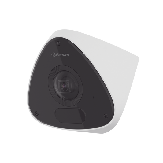 CÃ¡mara IP AntivandÃ¡lica 3MP para Esquina con IA / Lente 2.39 mm 128Â° / H.265 & WiseStream II / Exterior IP66 / IK10+ / PoE