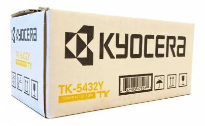 Tóner KYOCERA TK-5432Y (1T0C0AAUS1). 1,250 páginas, Amarillo