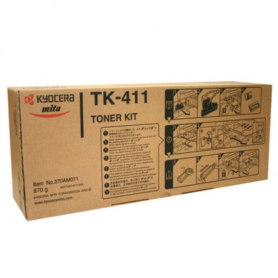 Tóner KYOCERA 370AM011 TK-411, 15000 páginas, color negro láser (TK-411)