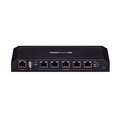 Switch PoE Gigabit Ethernet de 5 puertos para equipos Ubiquiti (24 Vcc).