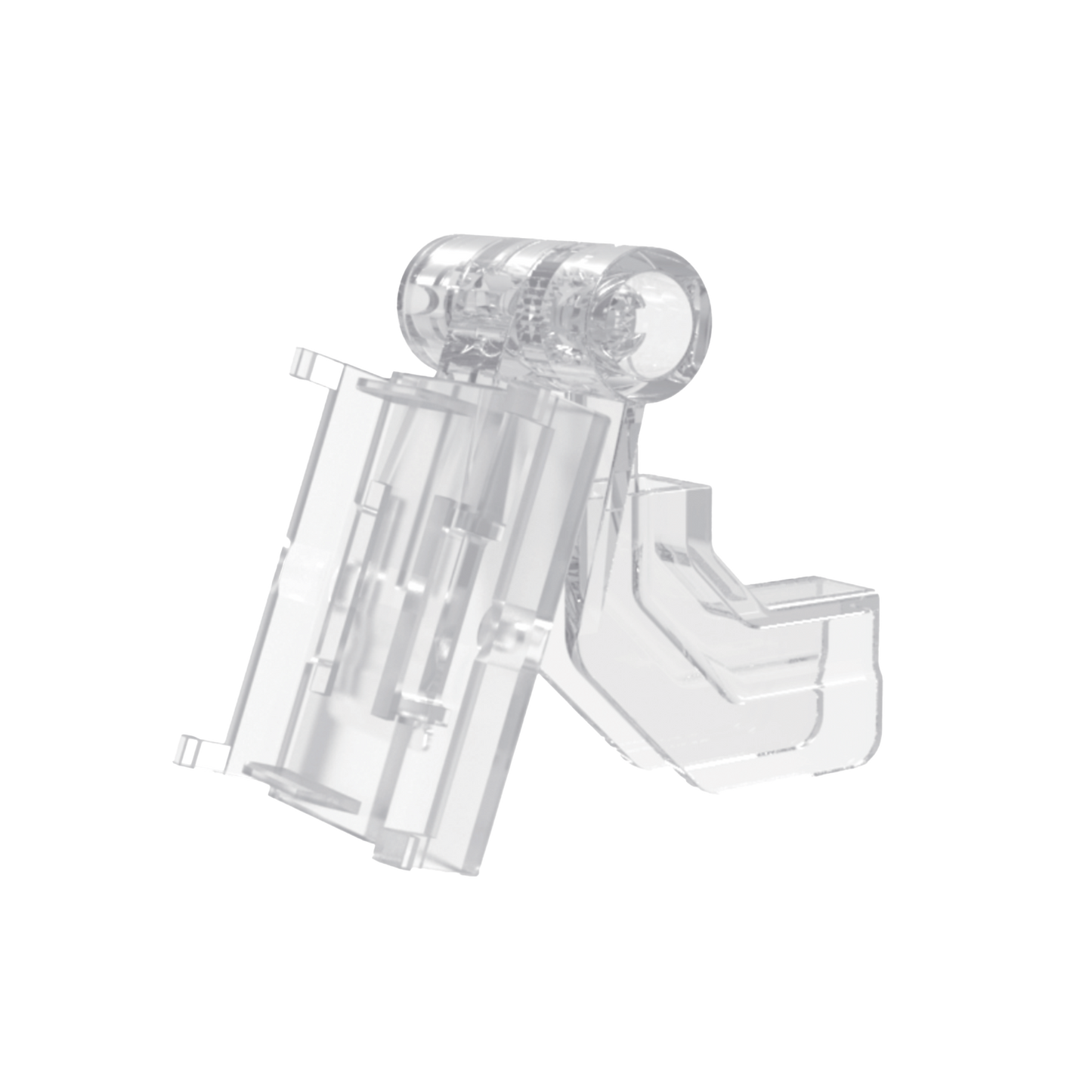 Gancho en T con Placa Trasera Adaptadora para Etiqueta de Tinta Electrónica / AccessPRO / Diametro 5-9 mm / Compatible c