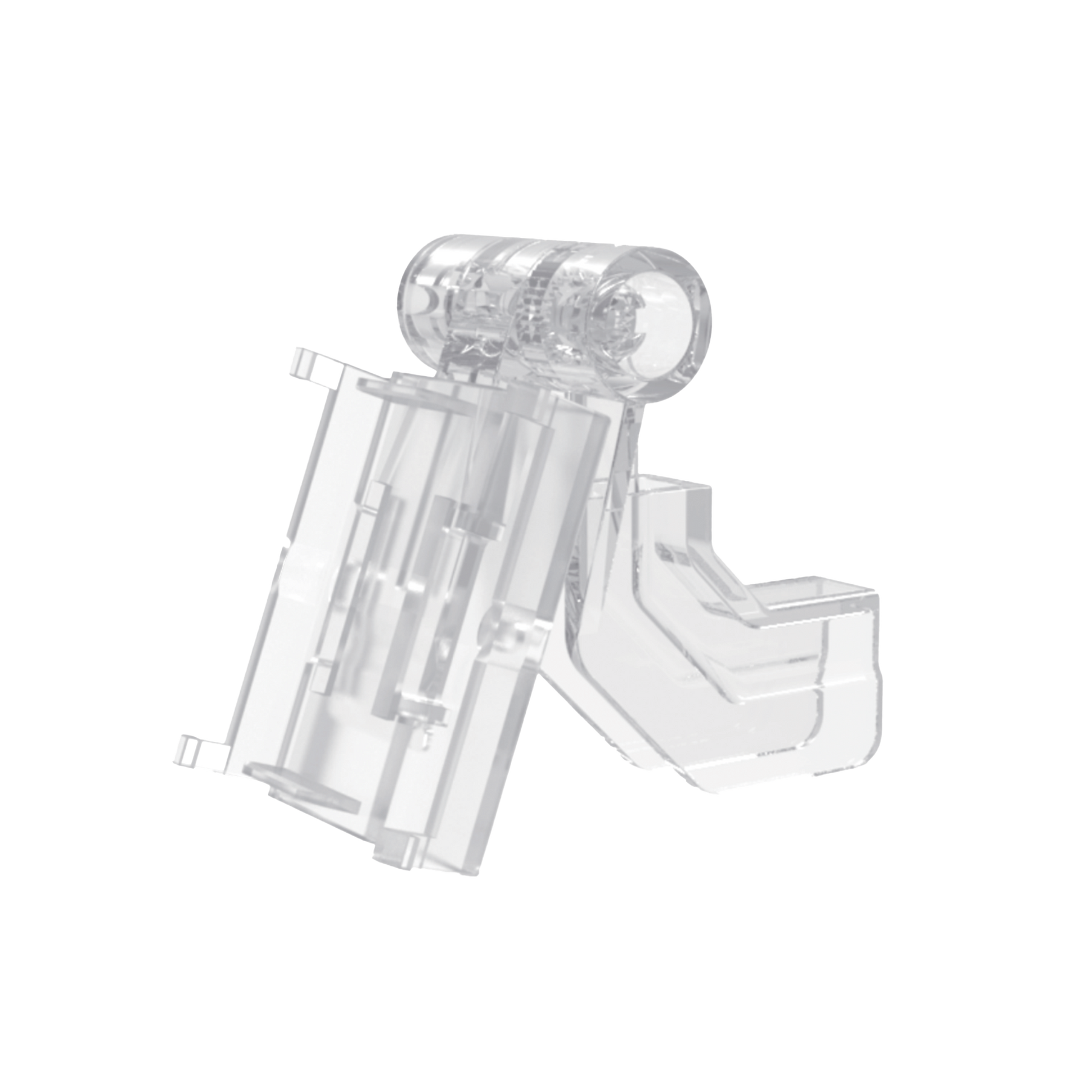 Gancho en T con Placa Trasera Adaptadora para Etiqueta de Tinta Electrónica / AccessPRO / Diametro 5-9 mm / Compatible c