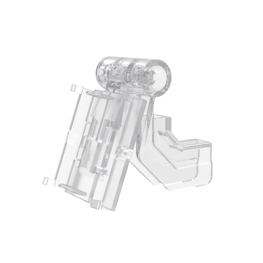 Gancho en T con Placa Trasera Adaptadora para Etiqueta de Tinta Electrónica / AccessPRO / Diametro 5-9 mm / Compatible c